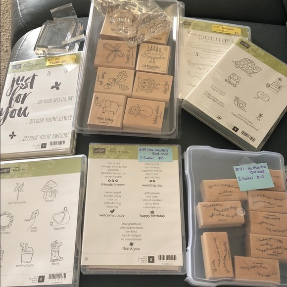 Stampin' Up! Other - Stampin' Up! Assorted Rubber Stamps and more! Some gently used. Some new.